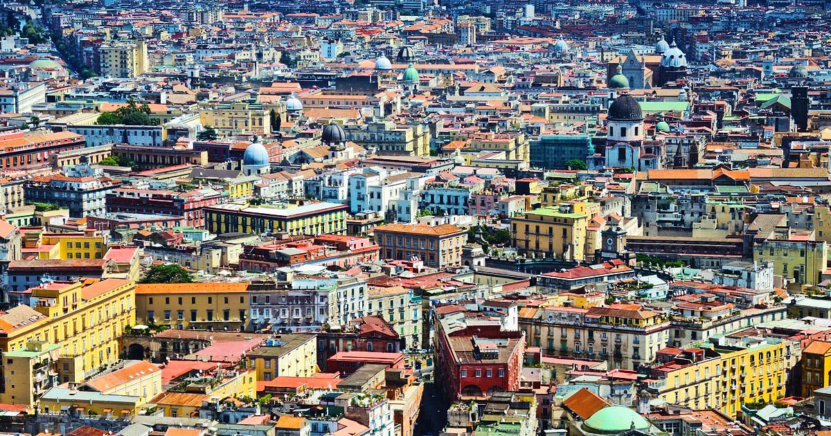 Naples and the bay, Italy.